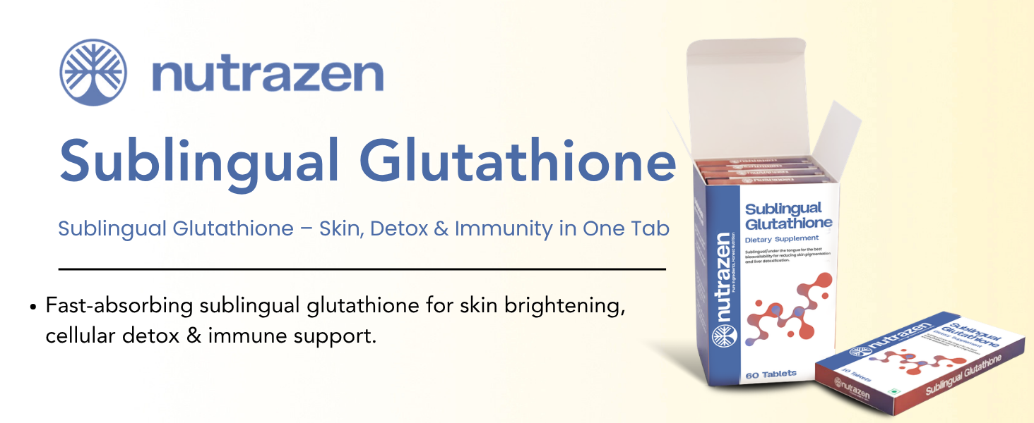 Nutrazen Sublingual Glutathione Supplement - 60 Tablets
