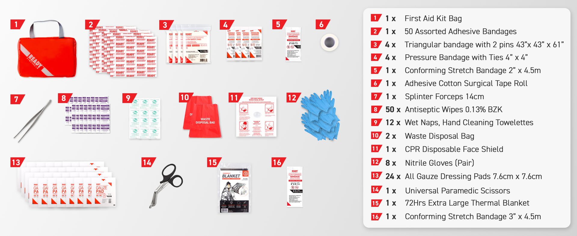 Ready First Aid CSA Type 2 Basic Workplace First Aid Kit for 26-50 Workers