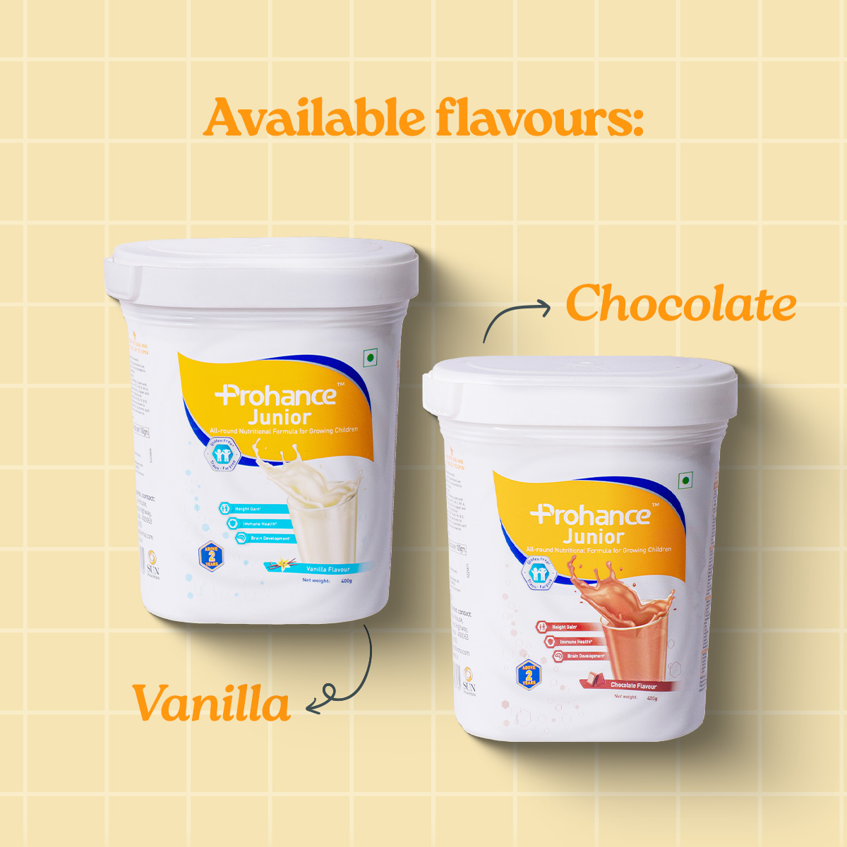 Prohance Junior Vanilla 400G, Powder
