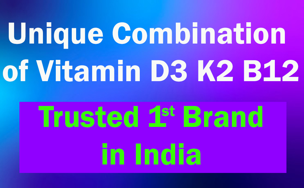 ClearCut Vitamin D3 K2 B12 Calcium tablet Joints bones Boosting Immunity supplement for men women 120