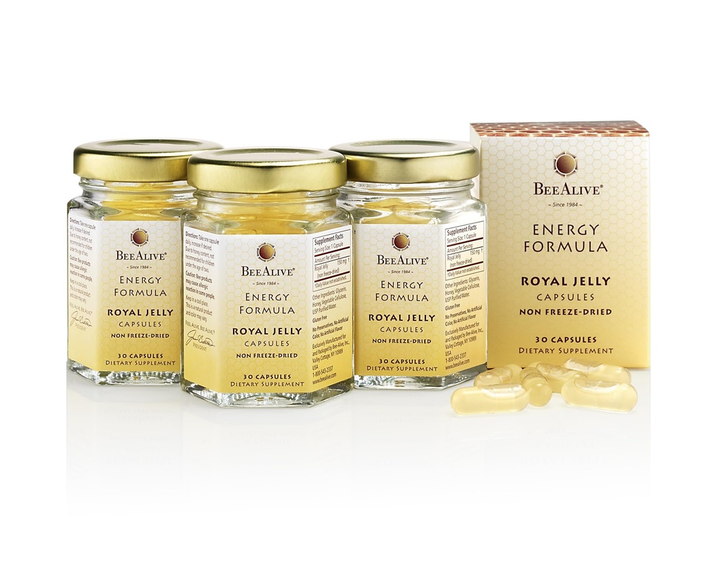 Royal Jelly Kapseln - 3 Monate Versorgung
