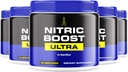 (5 Pack) Nitric Boost Ultra – Premium Daily Powder Blend in einem Jar, gehandhabt, um Energie zu erhalten, natürliche Zirkulation zu unterstützen und Sie gehen, offizielle Bewertungen (150 Servietten)