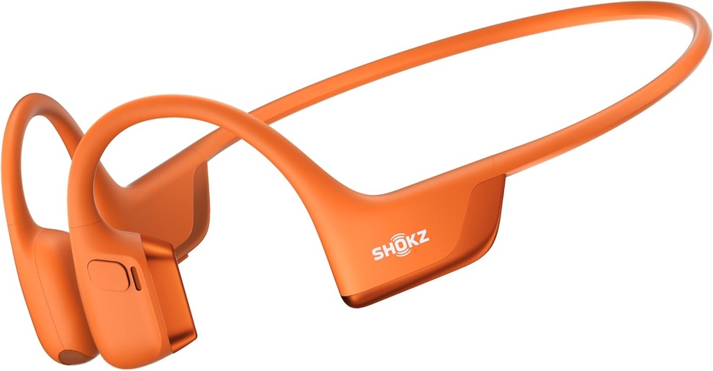 SHOKZ New OpenRun Pro 2 - Open-Ear, Bone Conduction Sport Kopfhörer - mit Reflective Strip - Sweat Resistant, Workout Kopfhörer - Sicher, Wireless, Komfortable Fit-Deep Bass und Smart Mic App