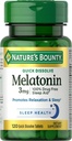 Nature's Bounty Melatonin Tabletten, 3 mg, 120 Count