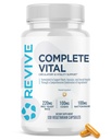 Revive MD Supplements & Support, Complete Vital (120 vegetarische Kapseln) - NAC & CoQ10 Supplement unterstützt Gesundheit und Antioxidante Aktivität (30 Servierungen)