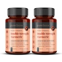 Double Strength Turmeric - Massive 1000mg x 360 Tabletten - 200% mehr Kurkuma und natürliche Niveaus des Potent Curcumin pro Tablet - mit 5mg Black Pepper Extract für 300% Erhöhte Absorption