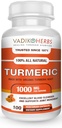 Vadik Kräuter Bio Kurkumin 1000 mg | (100 vegicaps) | Made in USA | Trusted since 1971