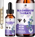 2 Pack | Flüssiges Magnesium Taurat, Glycinat, Malat, Aspartat, Citrate Calm Magnesium Complex Supplement für Herz-Kreislauf,Schlaf,Calm,Cramps Support
