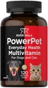 Horbäach Multivitamin für Hunde und Katzen | 120 Kautabletten | Pet Health Support Supplement | Non-GMO & Gluten Free | by River & RULA
