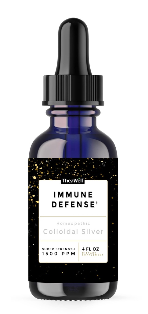 Kolloidales Silber 1500 PPM, Super-Strength-Konzentration, Immunabwehr, High-Grade Mild Silver Protein (4.00 Fl Oz, 4.00, Fl Oz) von TheaWell