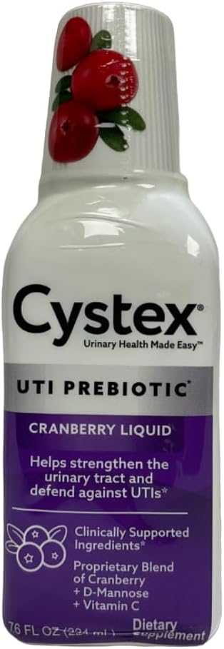 Cystex Liquid Cranberry Complex Supplement - 7.6 oz. (3 Pack)