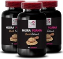 Dynamischer Energiefluss - MUIRA PUAMA BARK EXTRACT - Pflanzenbasierte Stärke, Tägliche Energieerhöhung, Kräuterantrieb Aktivierung, Abenteuer Kraftstoff, Balance Lift, Tägliche Unterstützung, Vital Boost 3 Flaschen 180 Kapseln
