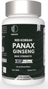 Panax Ginseng Capsule 500 MG Pro Serving Energy, Memory & Brain Health Support, Non-GMO (Pack mit 60 Kapseln)