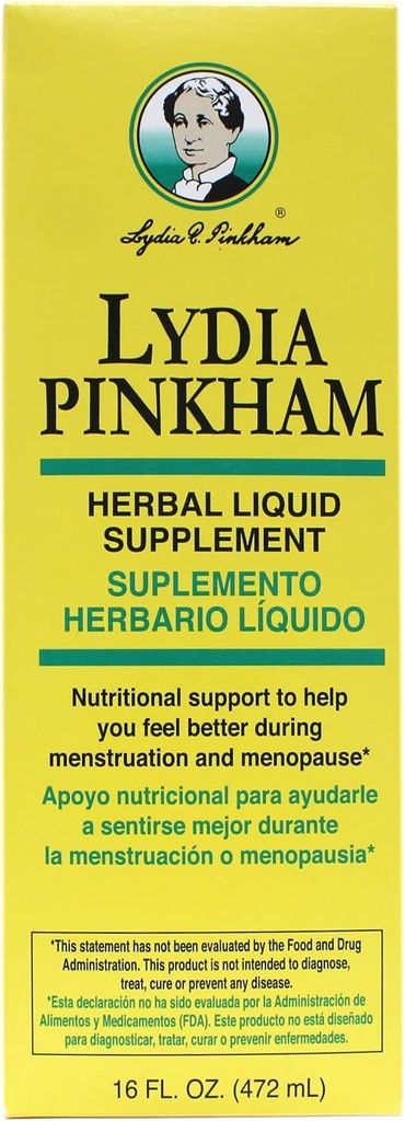 Lydia Pinkham Kräuterflüssigkeitsergänzung 16 oz (Pack von 11)