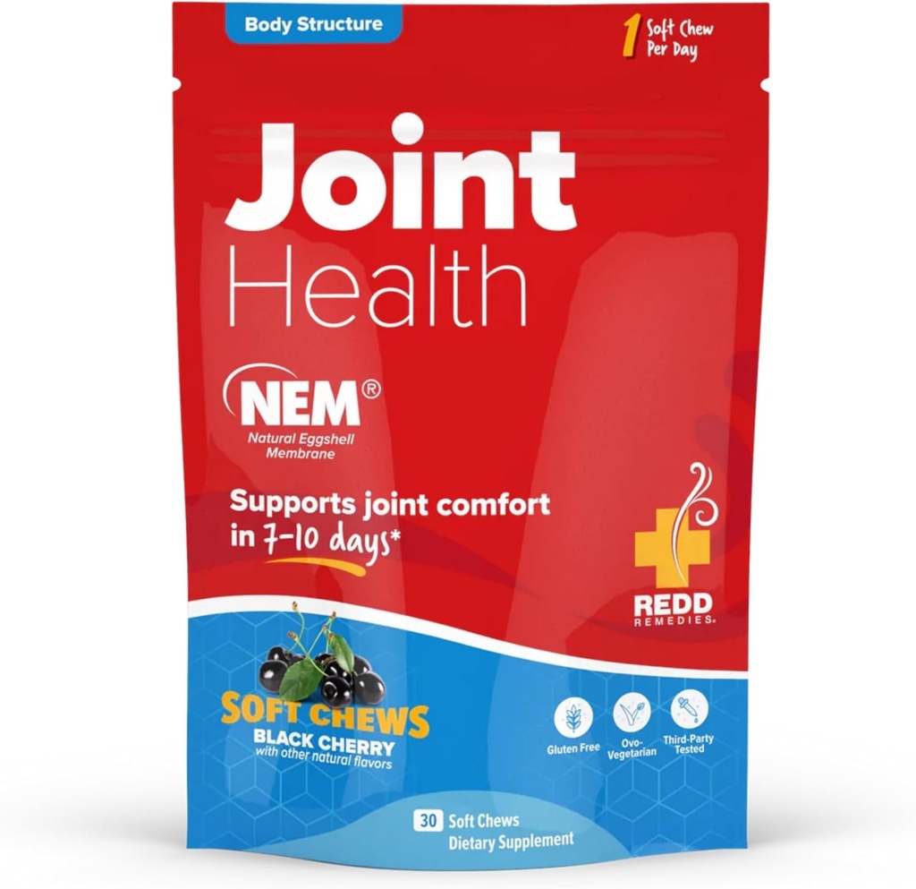 Redd Remedies, Joint Health Original, hilft Connective Tissue und Cartilage zu stärken, Black Cherry Flavor, 30 Soft Chews