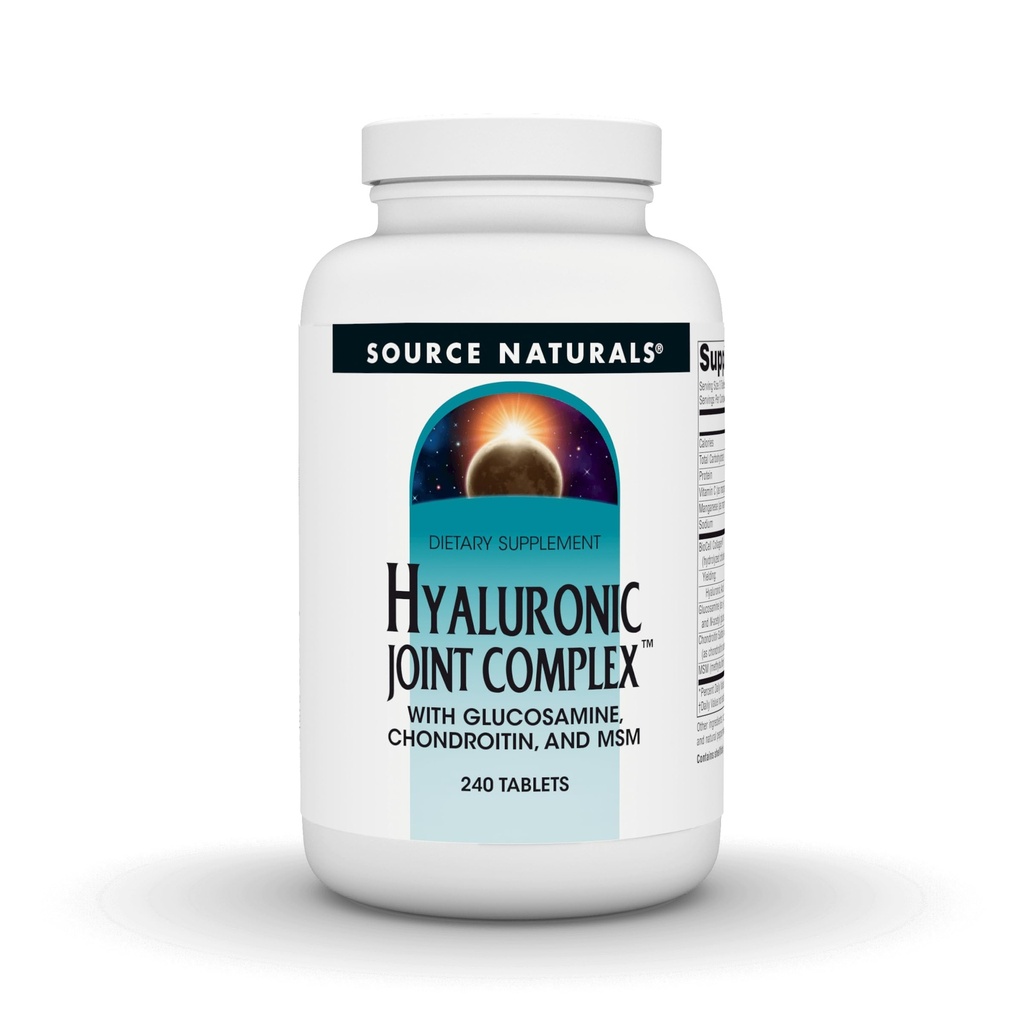 Quelle Naturals Hyaluronic Joint Complex mit Glucosamin, Chondroitin & MSM Extra Strength - 240 Tabletten