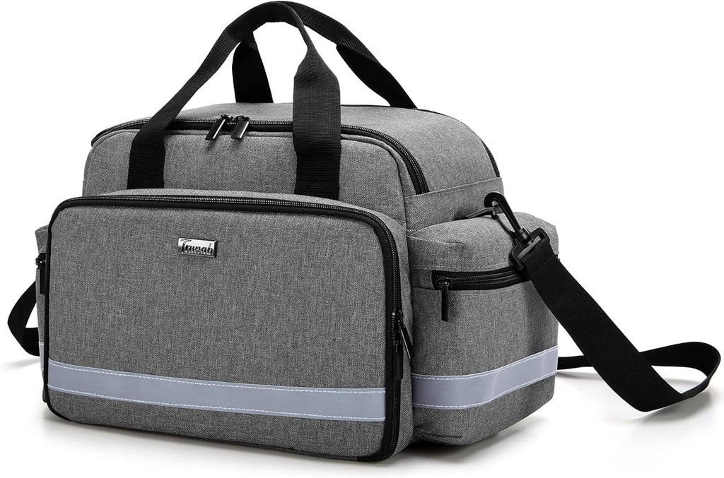 Trunab Startseite Gesundheit Krankenpflege Tasche Medizinische Tasche Organizer mit Griff und Schultergurt für Zuhause Besuchen