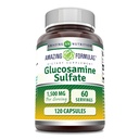 Erstaunliche Formeln Glucosamine Sulfat Ergänzung | 1500 Mg Pro Servieren | 120 Kapseln | Non-GMO | Gluten-Free | Made in USA