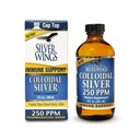 Natural Path Silver Wings Colloidal Silver Liquid - Enhanced Immun Support Supplement - 250ppm (1250mcg) - 8oz