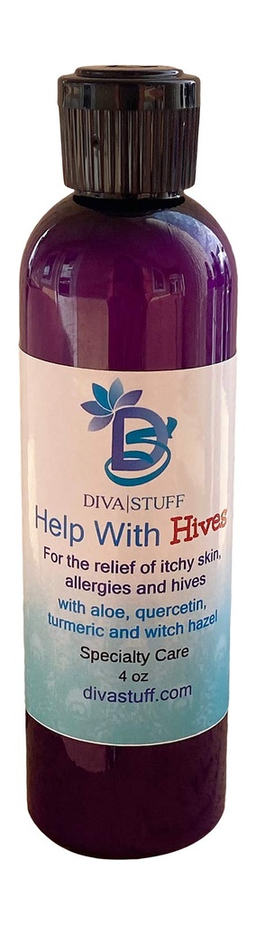Diva Stuff Hilfe mit Hives, für das Relief und die Prävention von Rashes, Hives, Itchy Skin, Red Itchy Bumps und mehr. Alle natürlichen Zutaten, 4 oz