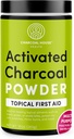 Charcoal House Holz aktiviert Charcoal Pulver - topische erste Hilfe für die Herstellung von Charcoal Poultices, Charcoal Foot Soaks, Charcoal Baths & More! - 10oz