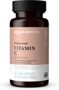 Elemente - Ganzes Essen Vitamin C, 95% Ganze Nahrungsquelle, Nahrungs- und andere Zutaten aus ganzen Lebensmitteln, nicht-GVO-verifizierte Zutaten, vegan zertifiziert und glutenfrei, 60 Kapseln