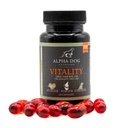 Krillöl für Hunde - Vitalität durch Alpha-Hundeernährung - Reduziert Hundeallergien, Juckreiz & Shedding - Fördert Gesunde Haut und Mantel