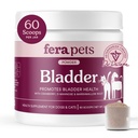 Fera Pets Bladder Support - Cranberry für Hunde & Katzen - D-Mannose & Marshmallow Root - Urinary Tract Support - Unterstützt Normalen Urin pH - Boosts Immunität - 60 Scoops