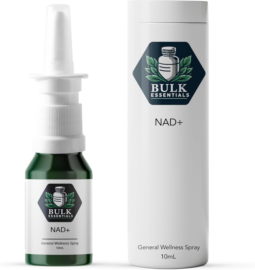 NAD+ Spray | 100 Sprays | Nicotinamid Adenine Dinucleotid | NAD+ | 100% Pure & USA Made | 5mg pro Spray zur Unterstützung von Wohlbefinden