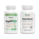 Jigsaw Health Magnesium Bundle | MagSRT (B-Free), 240 Tablets, and Brain Boost, 90 Capsules