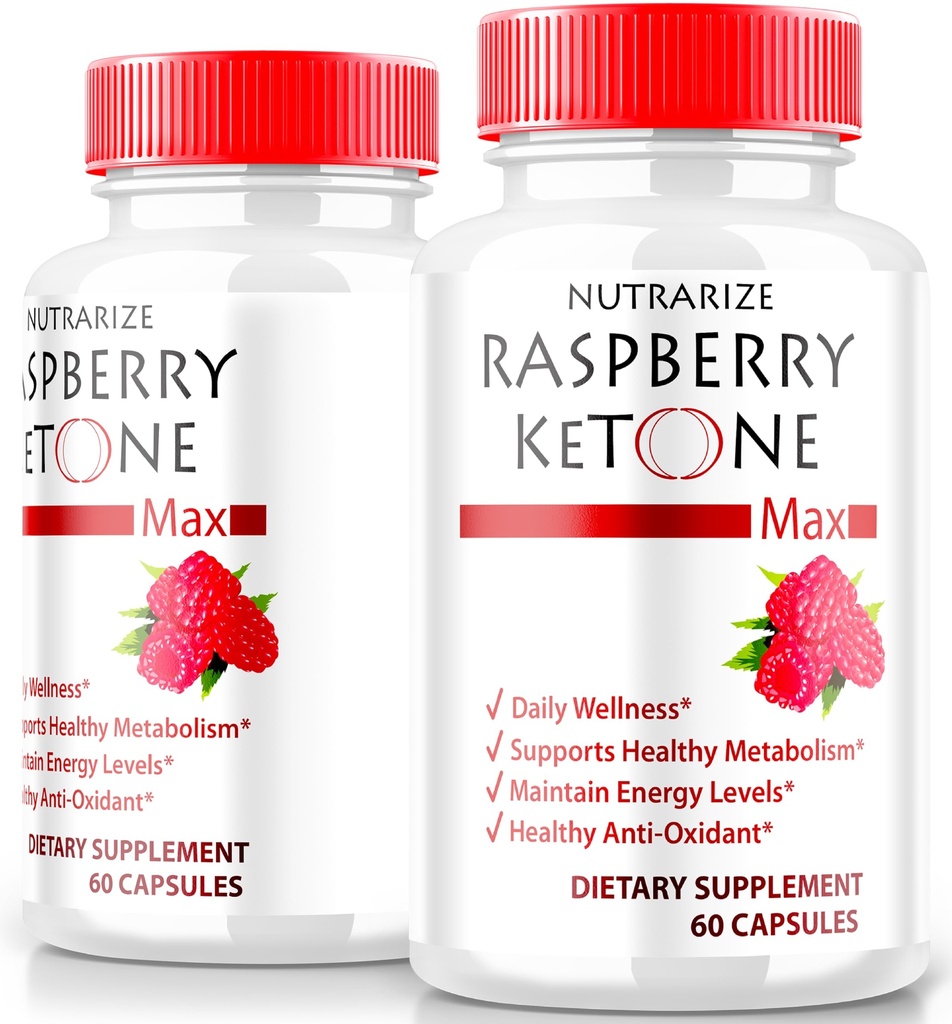 (2 Pack) Himbeer Keton Kapseln, offizieller Himbeer Keton für Gewichtsverlust, All-Natur Keto Formel, um Ihren Körper und Fitness Ziele zu entsperren, RaspberryKetone 1200MG Supplement, Bewertungen (120 Kapseln)