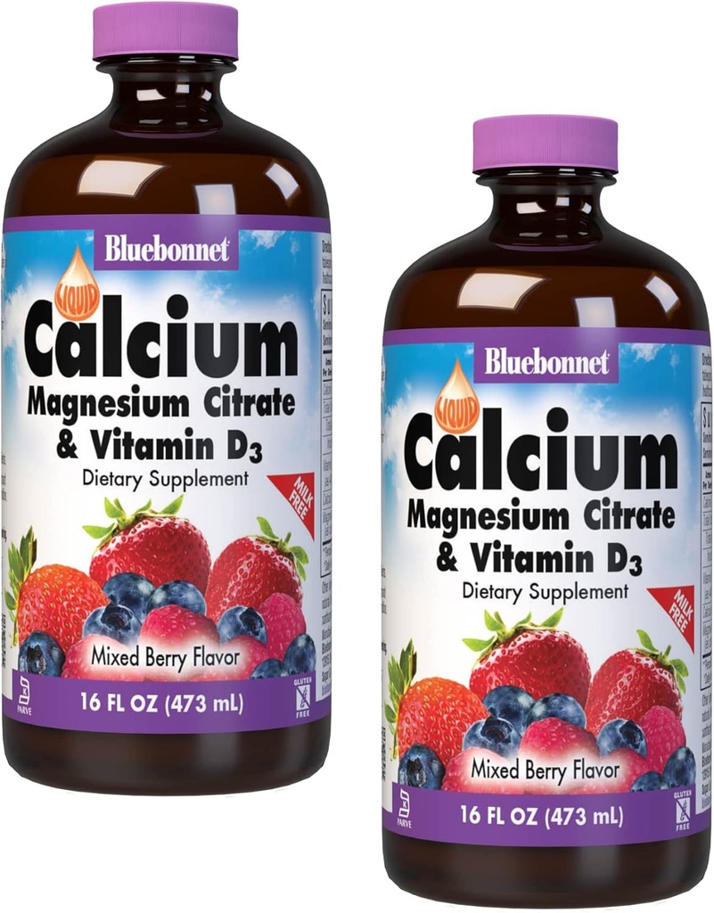 LQD Calcium Magnesium Citrat (Mixed Berry) 2-Pack