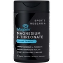 Sportforschung Magtein Magnesium L-Threonate Kapseln - Magnesium-Ergänzung für Gedächtnis, Fokus & Kognition - Magnesium L Threonate unterstützt Gehirngesundheit, Schlaf & Stimmung - 2000mg, 90 Kapseln für Erwachsene