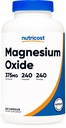 Nutricost Magnesiumoxid 375mg, 240 Kapseln - 210mg Magnesium, Non-GMO, Glutenfrei