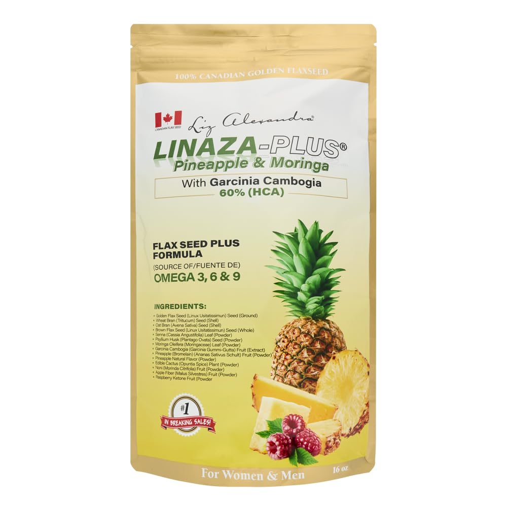 Liz A. Linaza Plus mit Ananas, Moringa & Garcinia Cambogia -16oz
