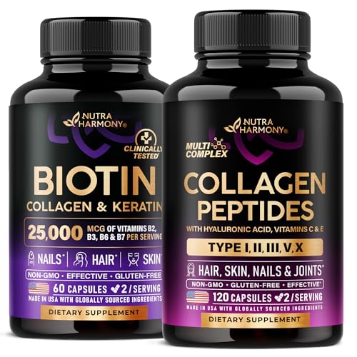 NUTRAHARMONY Biotin, Keratin & Collagen Kapseln