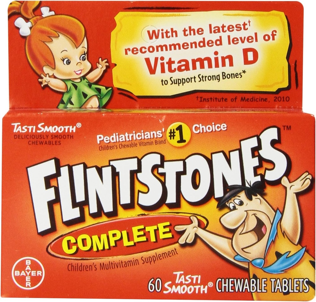 Flintstones Komplette Kinder Chewable Supplement, 60 Count