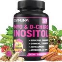 Inositol Supplement - Myo-Inositol und D-Chiro Inositol Plus Ashwagandha, Berberine, Cinnamon und 5 Mores - 120 Kapseln