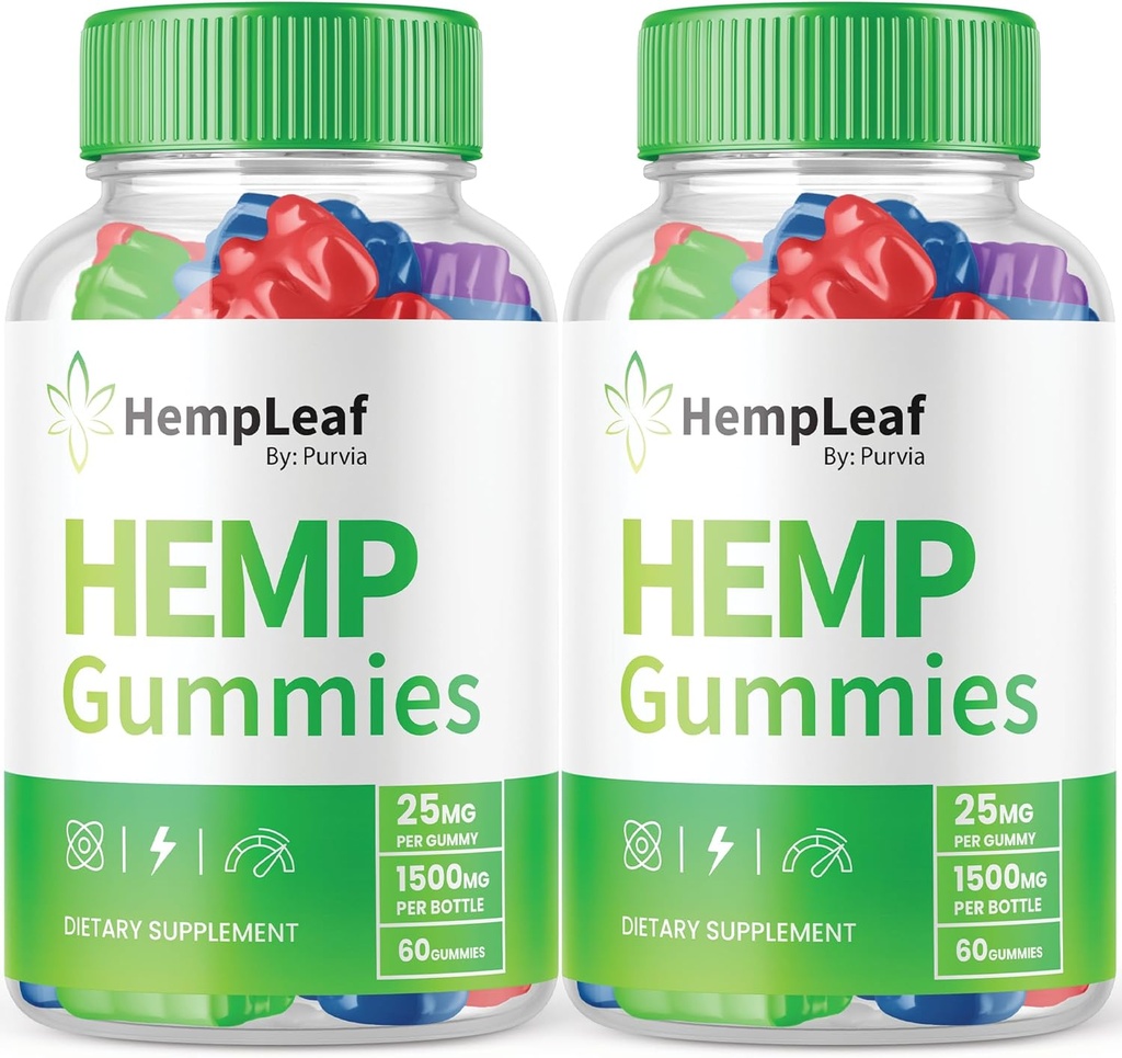(2 Pack) Hanf Blattgummis - Offizielle Formel - Hanf Blattgummis mit Hanfextrakt, Advanced Strength Zen Performance Hanf Blend, Zen Boost Hanf Gummies Maximum Strength, Zen Gummies (120 Gummi)