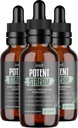 PotentStream Drops - Original Formel, Natürliche Ergänzung mit Pflanzenextrakten | 100% natürlich, Made in USA, 3 Monat Versorgung