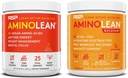 RSP NUTRITION Vegan AminoLean Pre Workout Energy (Mango 25 Servings) mit AminoLean Recovery Post Workout Boost (Blood Orange 30 Servings)