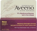 Aveeno Maximale Stärke 1% Hydrocortison Anti-Itch Cream, 1 Oz, (Pack mit 24)