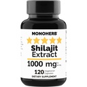 MONOHERB Shilajit Extrakt 1000 mg - 120 vegetarische Kapseln