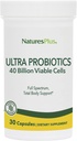 NaturesPlus Ultra Probiotics - 30 Vegan Kapseln - Full Spectrum Total Body Support - Includes Prebiotic Acai - 30 Serviers
