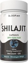 Shilajit Kapseln 500mg | 20% Extrakt gereinigter Asphalt | Natürliche Kräuterergänzung | Non-GMO, Glutenfrei, GMP-zertifiziert | Einfach zu Schlucken (120 Count (Pack von 1))