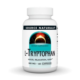 Quelle Naturals L-Tryptophan, für Stimmung, Entspannung und Schlaf*, 500mg - 60 Kapseln