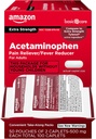Basic Care - Extra Strength Acetaminophen Caplet 500 mg, 100 Count (50 Beutel von 2 Kapseln)