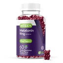 Viteey Melatonin Gummies 10mg - Schlafgummis für Erwachsene Extrastärke Melatonin - Vegan, GMO Free, Glutenfrei - 60 Count
