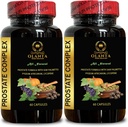 Natürliche Prostata-Komplex - Vitamin E für Prostata, Nettle Extract Prostata, Prostataergänzung, Prostata Ergänzungen für Männer über 50, Prostata Pillen mit Sägepalme - 2 Flaschen
