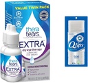 TheraTears Extra Dry Eye Drops 0.5 fl oz 2 Count mit Q-Tips 100% Baumwolle Swabs 500 Count